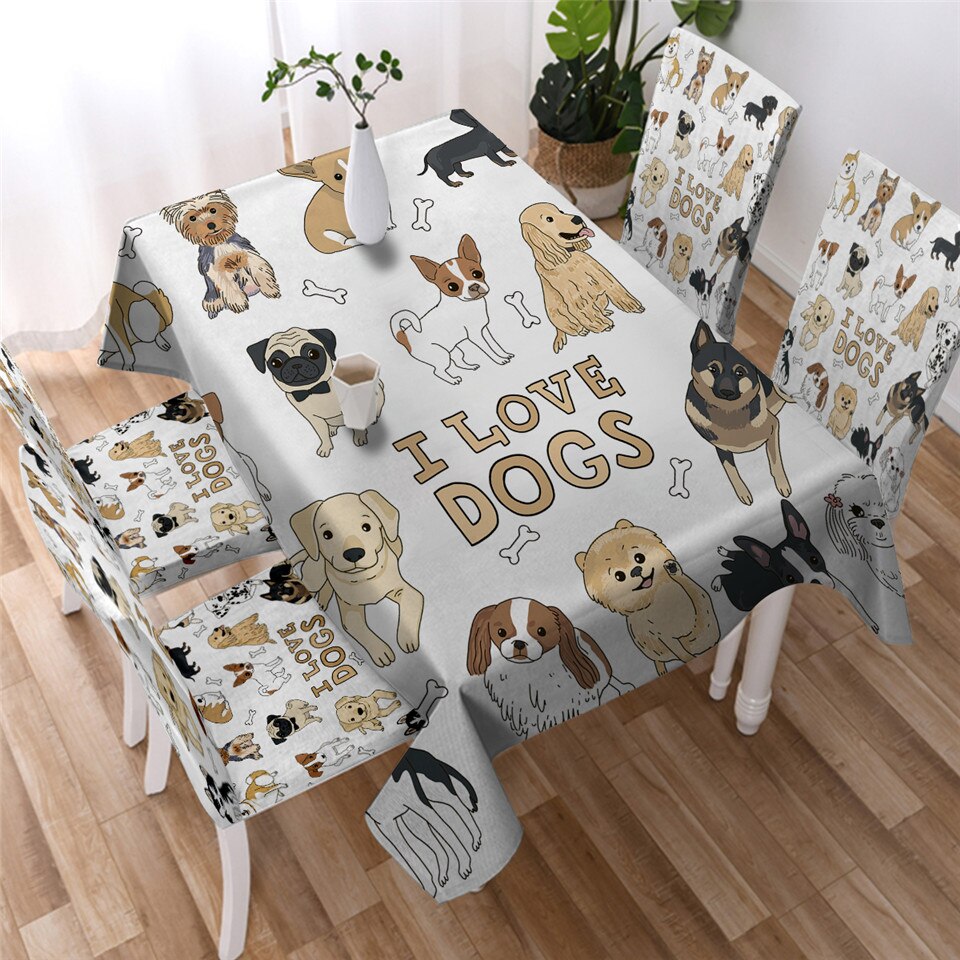 

Shoes Puppy - Tablecloth Without Chair Cover, 140*210cm, 501 Original