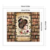 (US Local)Bookshelf Girl-14CT Stamped Cross Stitch Kit(50x45cm)
