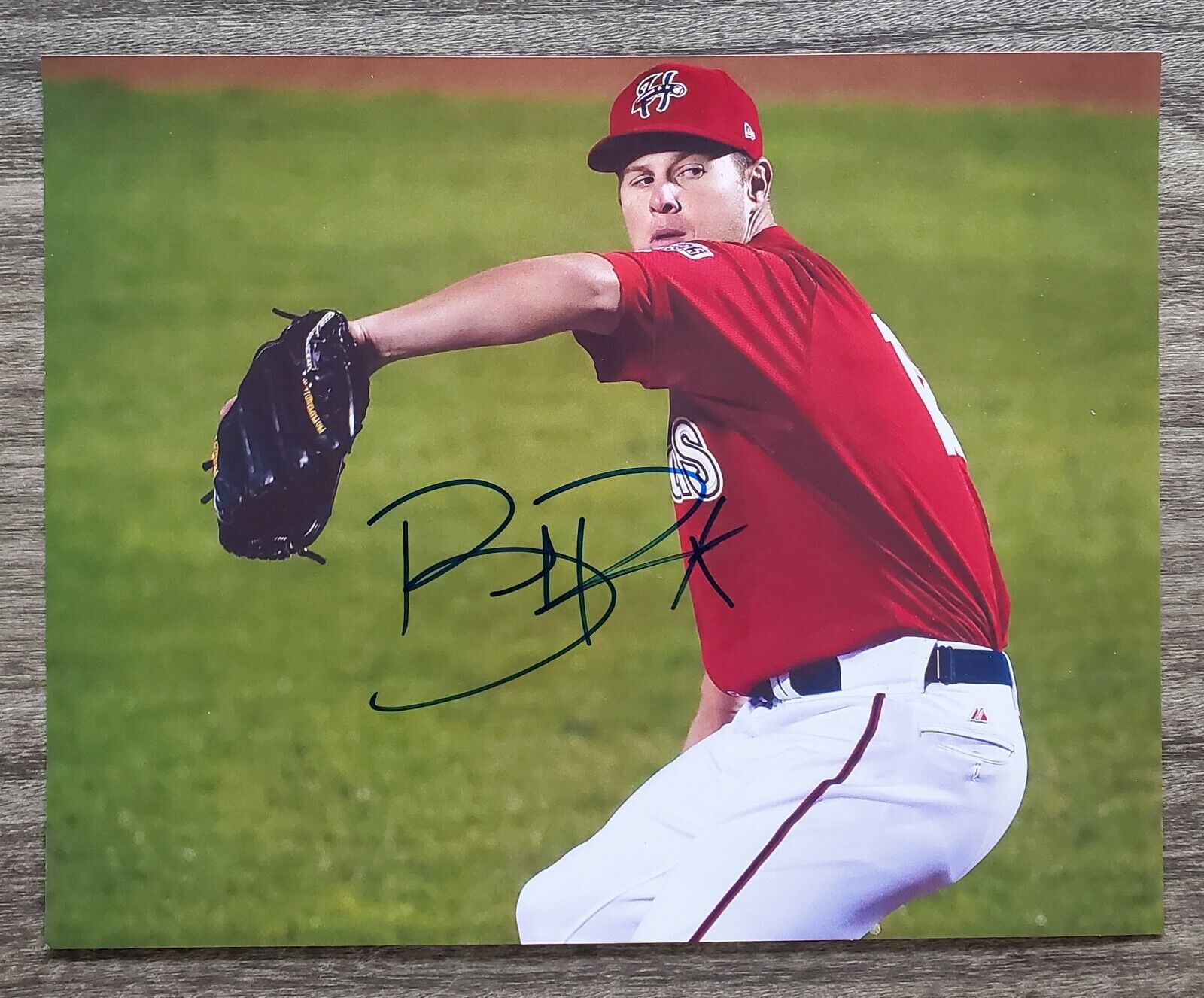 Brad Peacock Signed 8x10 Photo Poster painting Washington Nationals MLB RAD