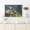 Wolf Howling In Snow-14CT Stamped Cross Stitch 56*42cm/22.05*16.54in tapestrymarket