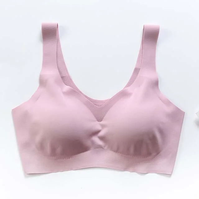 jerrinut Seamless Bras For Women Active Bra Push Up Vest Wire Free Lingerie Padded Brassiere Sleeping Bra Bralette Underwear BH