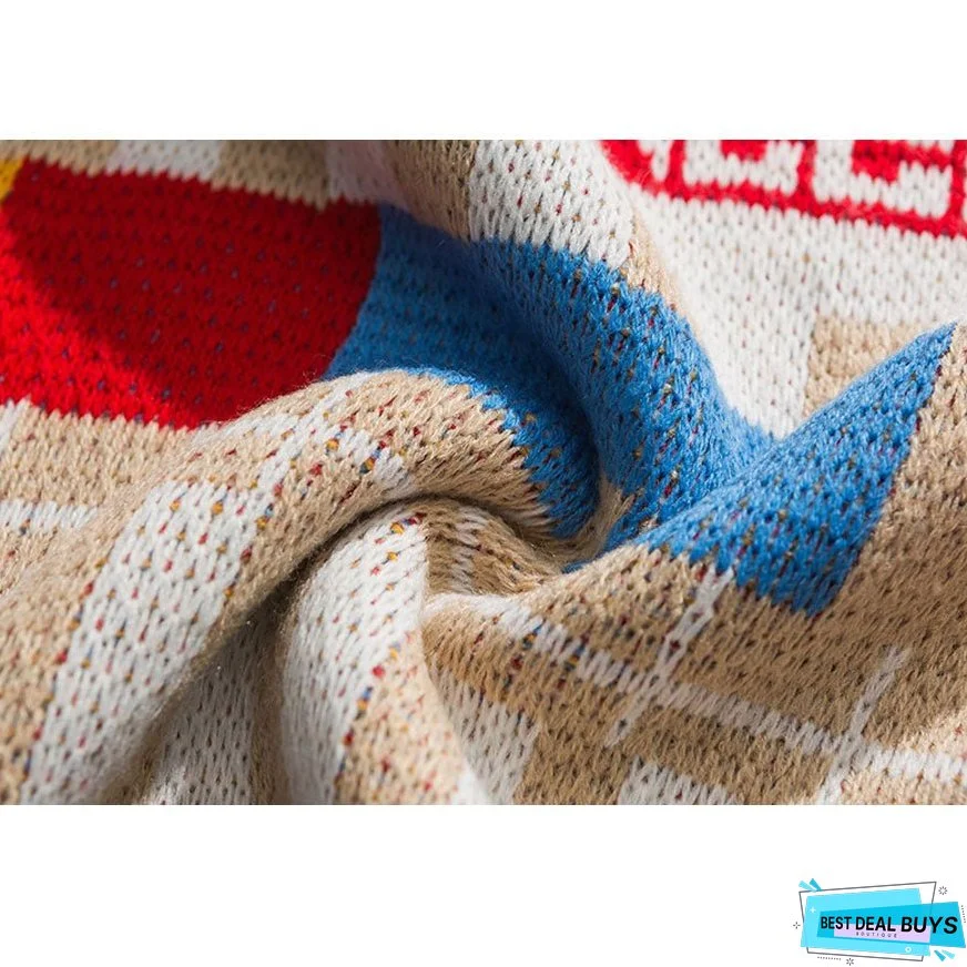 Funny Graphic Pattern Vest Sweater