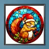 Diamond Painting -DIY Round Drill Xmas Squirrel(40x40cm)