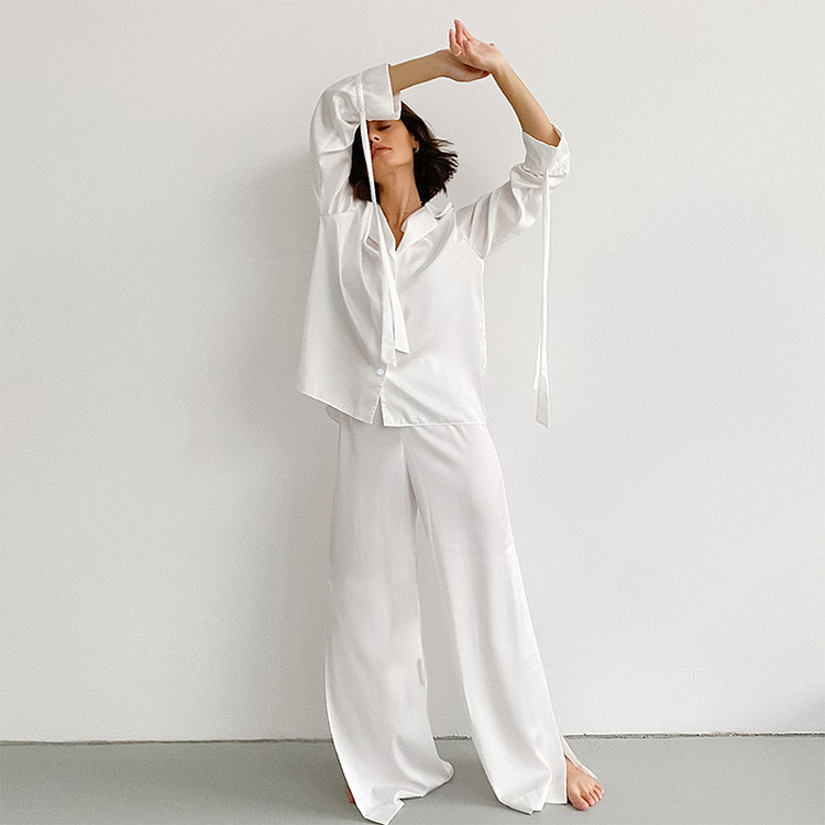 22 Momme Cool Silk Pajamas-Chouchouhome