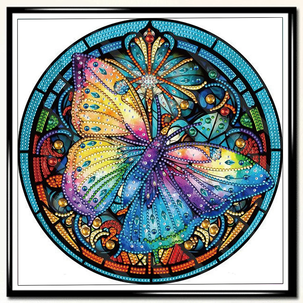 Puzzle Diamond Painting Butterfly svietiace 30x40cm, 1 - 39 pieces