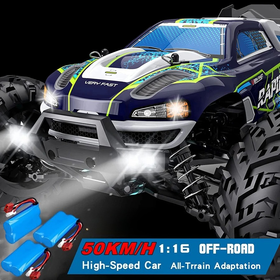 Tegooe 116 Scale High Speed RC Off-Road Racing Truck - 4WD Remote Control Toy
