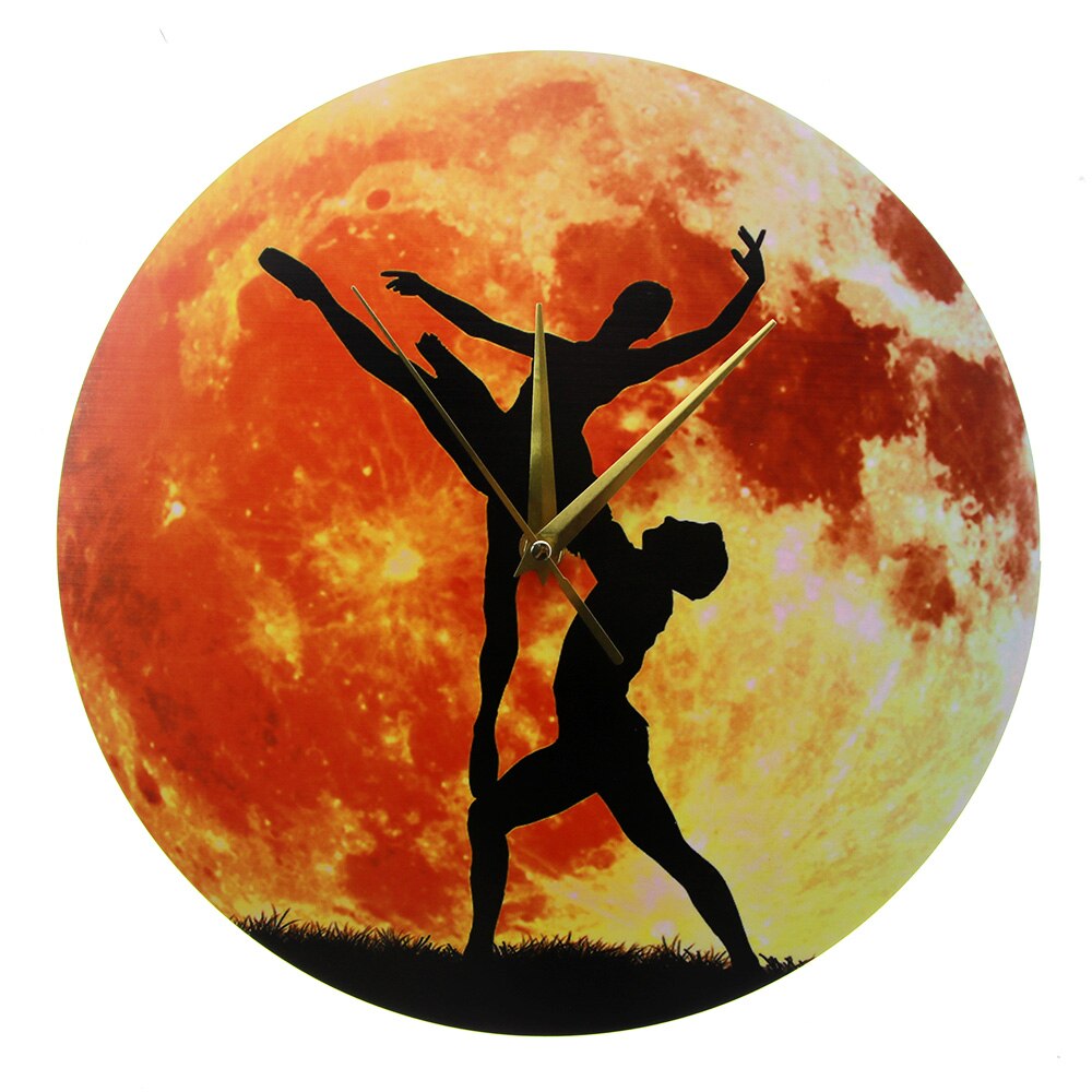 

Dancing with the Gold Moon - Frameless Acrylic Wall Clock, 501 Original