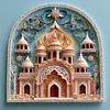 Paper Quilling Castle-14CT Stamped Cross Stitch 40*40cm/15.75*15.75in tapestrymarket