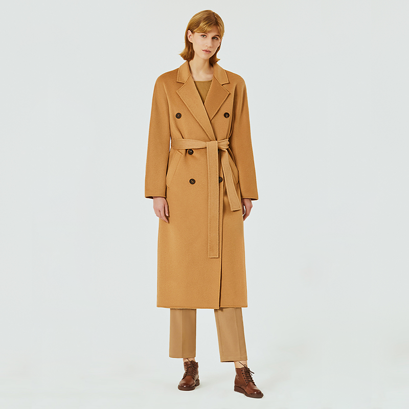 Doppelseitiger Kaschmir Mantel für Damen- DE-RealSilkLife