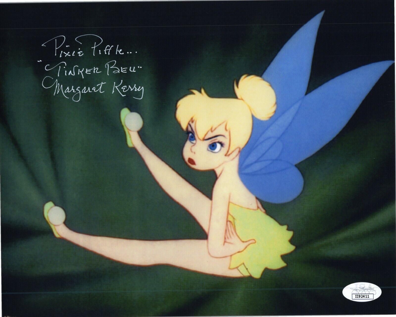 MARGARET KERRY Authentic Hand-Signed TINKER BELL ~Peter Pan