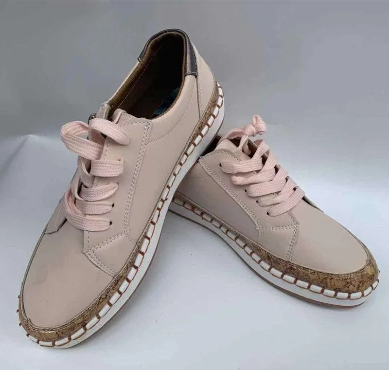 Women Flower Print Sneakers Comfy Wearable Lace Up Casual Sneakers Running Walking Female Shoes Stitching Skate Shoes Plus Size