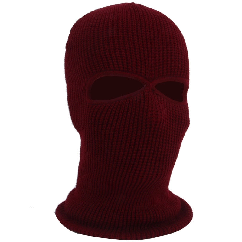 Cycling Mask Cold-proof Warm Headgear Outdoor Fleece Wool Hat Winter Sports Headgear Ski