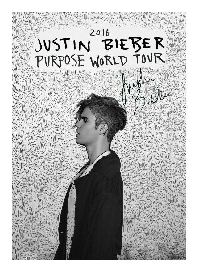 JUSTIN BIEBER AUTOGRAPH SIGNED PP Photo Poster painting POSTER