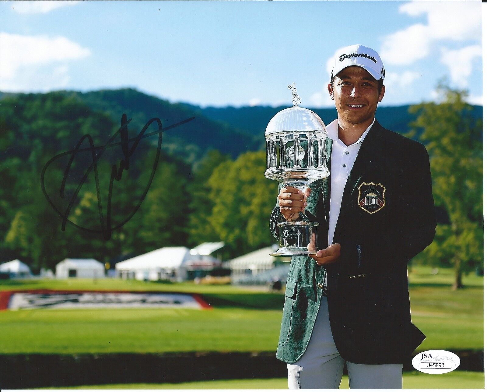 XANDER SCHAUFFELE Signed Autograph 8x10 Photo Poster painting PGA Tour Golf ROY Masters JSA COA