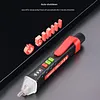 Non-Contact AC Voltage Tester Pen 48V-1000V AC Circuit Detector with LED Flashlight Sound and Light Alarm for Live/Null Wire Judgment