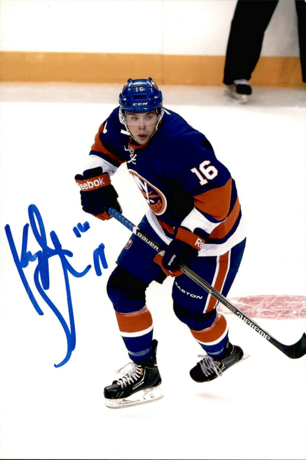 Kyle Schempp SIGNED 4x6 Photo Poster painting NEW YORK ISLANDERS #3