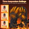 Electric Heating Gloves Rechargeable Windproof Hand Warmer Ski Thermal Gloves