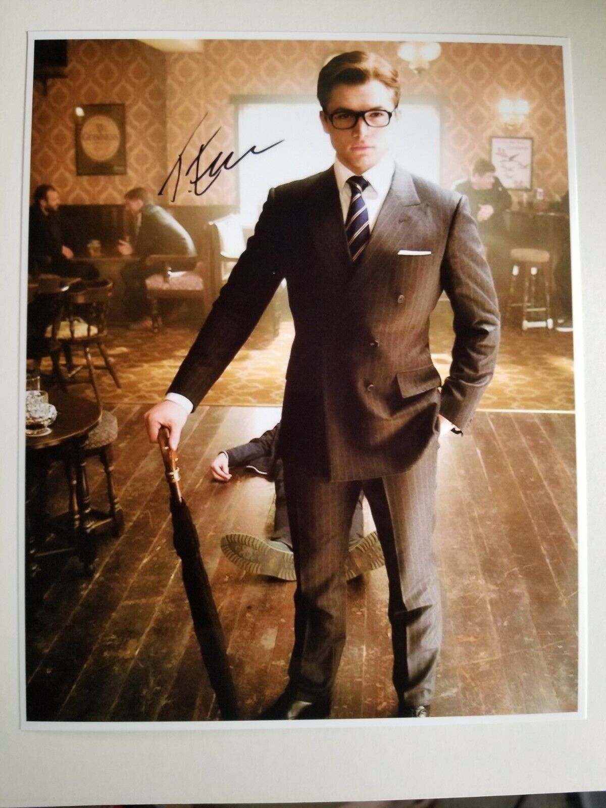 Taron Egerton Signed 8x10 Photo Poster painting RP -  Shipping!! Kingsmen