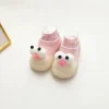 Korean autumn boys and girls baby contrast color soft bottom non-slip not easy to fall off baby toddler shoes socks shoes
