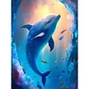 Diamond Painting-5D Full Round Drill Dolphin