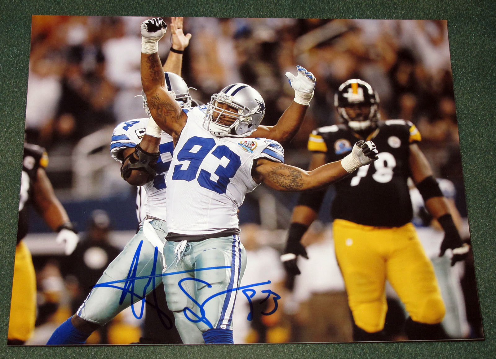 ANTHONY SPENCER signed Autographed DALLAS COWBOYS