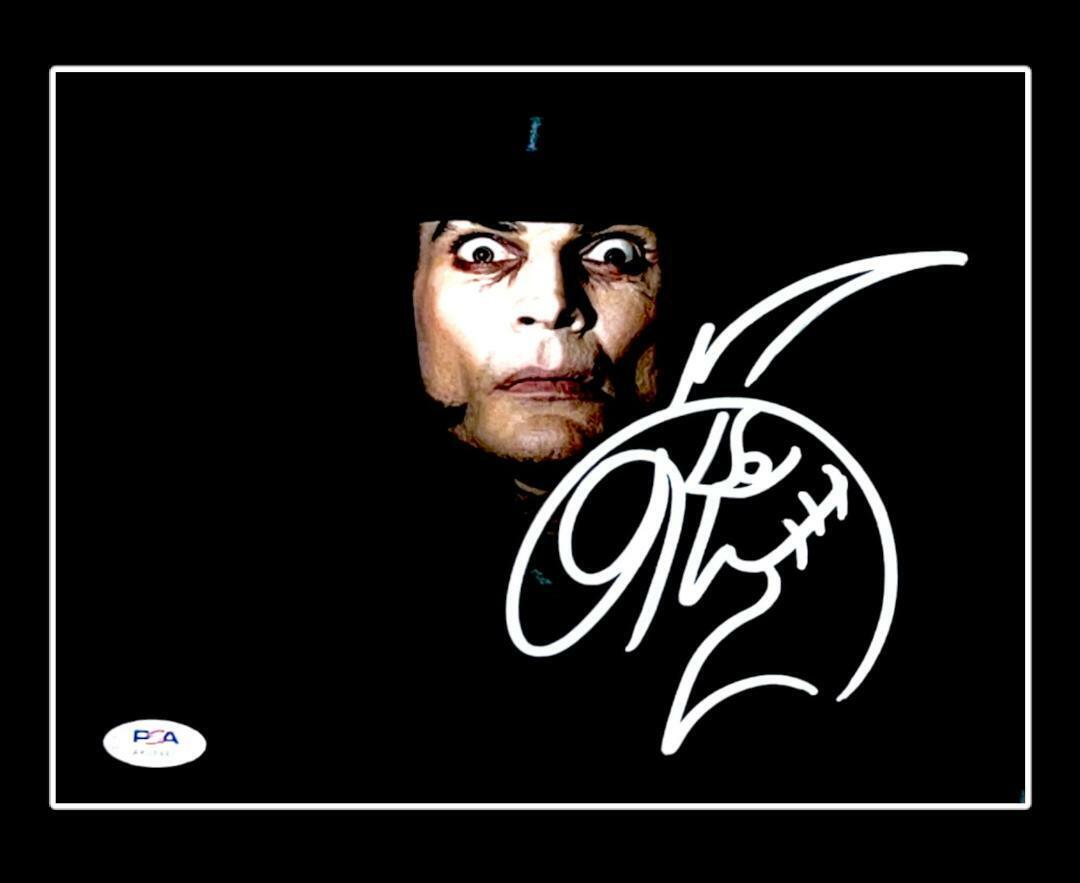 WWE JEFF HARDY HAND SIGNED 8X10 TAKER TRIBUTE Photo Poster painting WITH PROOF AND PSA COA 3