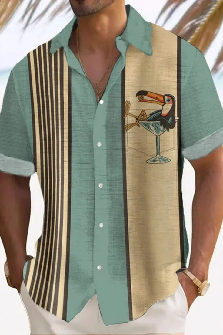 Men's Hawaiian Resort Casual Shirt