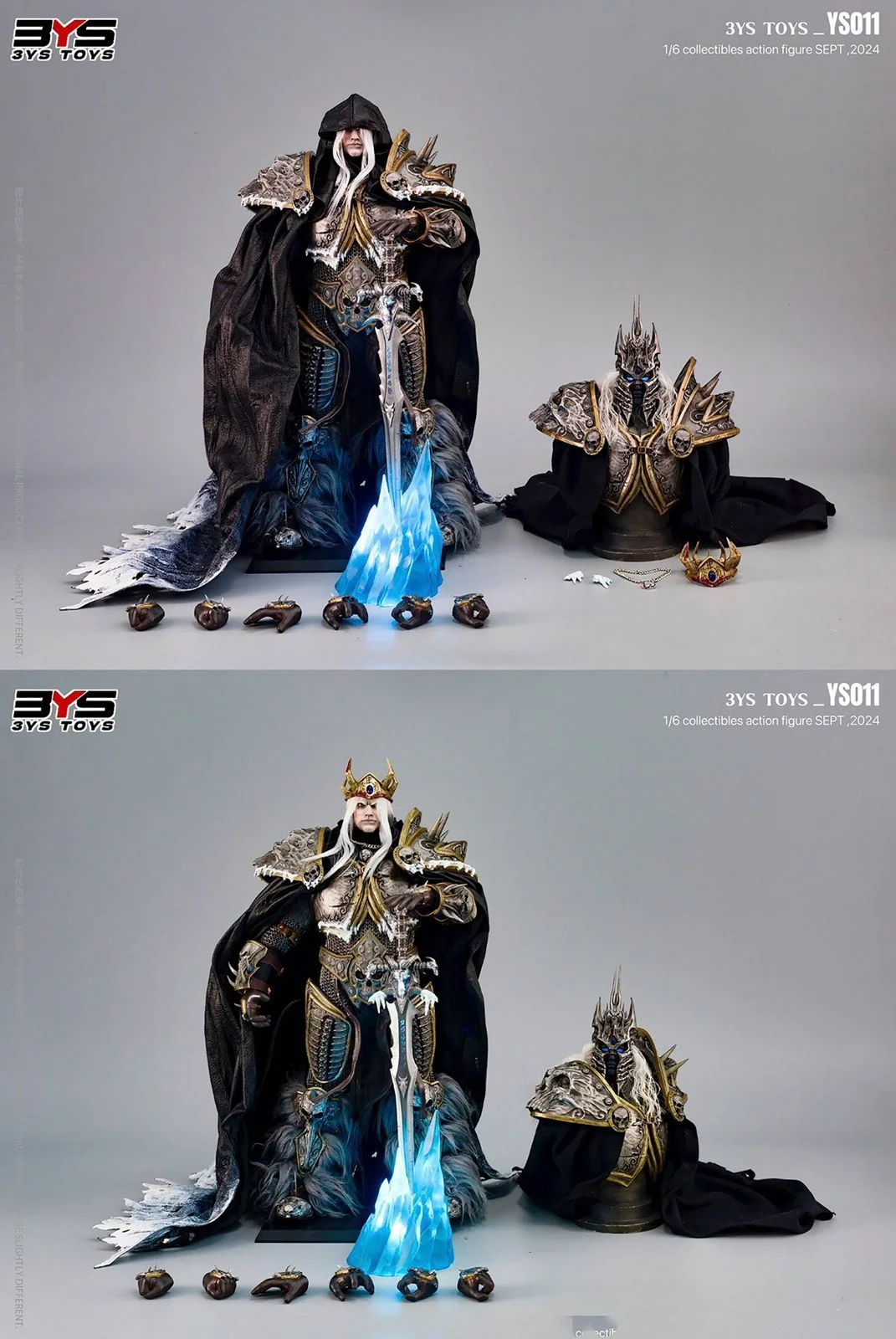 1/6 Scale Movable The Lich King with LED - World of Warcraft