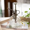 Nordic retro air pressure gardening household watering glass small watering can for watering flowers and disinfecting watering can