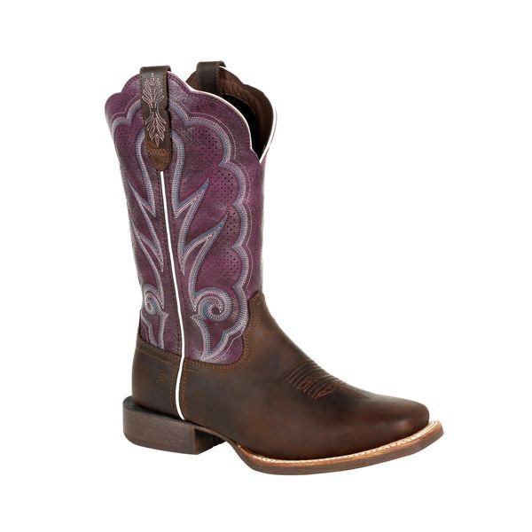 DURANGO LADY REBEL PRO VENTILATED PLUM WOMEN'S WESTERN BOOT-DRD0377