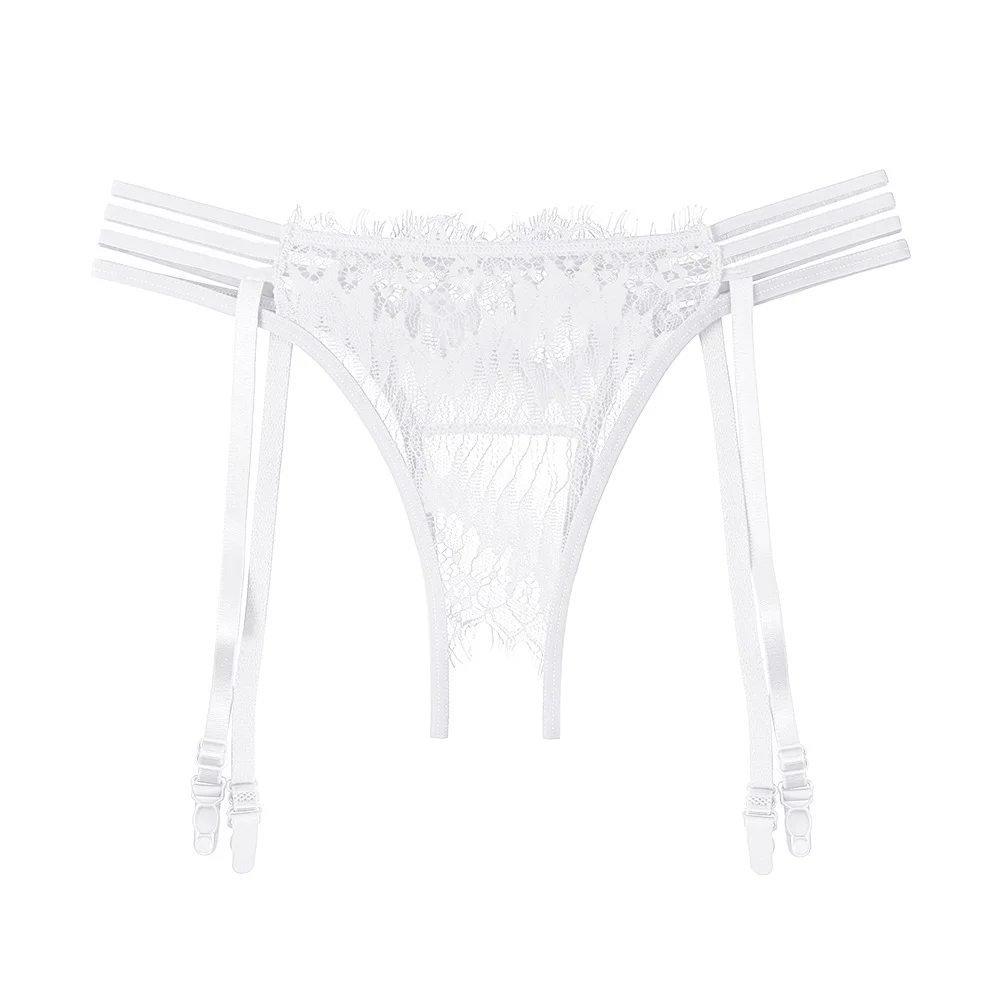 Nigikala Nigikala Black Garter Garter Thighs Brocing Trom Flirt Ultra-Thin Over Knee White Stockings Uniform Seduction Garter