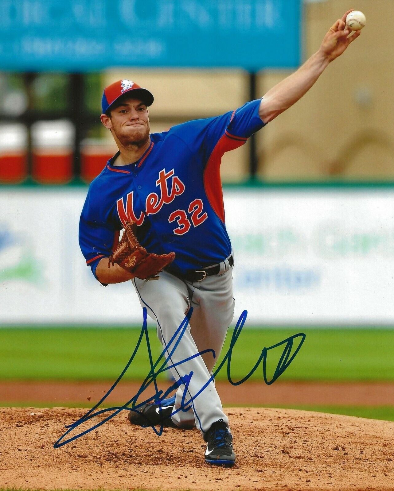 Steven Matz signed New York Mets 8x10 Photo Poster painting autographed