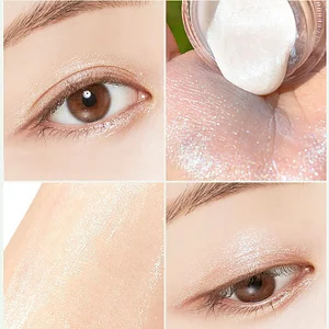 WowPlease Multi-Use Glitter Eyeshadow Waterproof Jelly - Silver Dimond