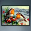 2 Birdsate - Compl&egrave;te Rond Peinture au Diamant  40*30cm