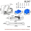 Bike Wheel Truing Stand Adjustable Limit Ring Design for Bicycle Repair