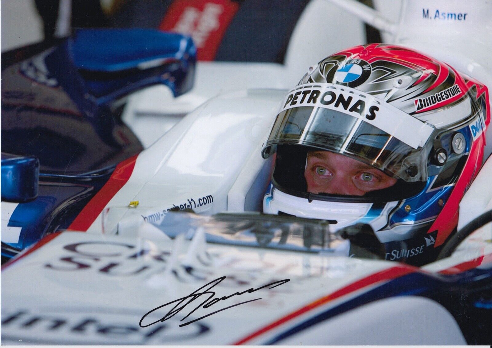 Marko Asmer Hand Signed 12x8 Photo Poster painting - Formula 1 Autograph F1.