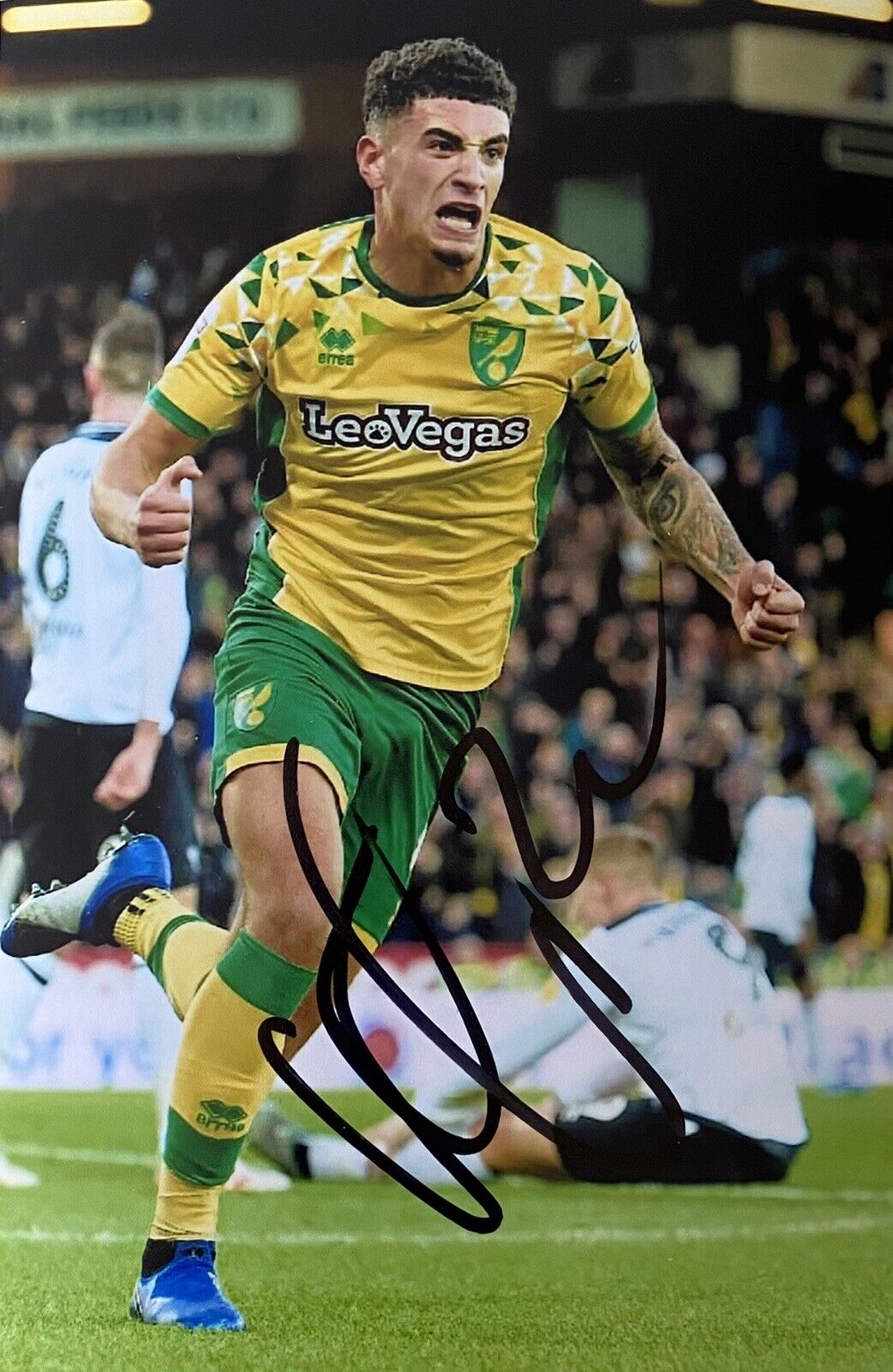 Ben Godfrey Genuine Hand Signed Norwich City 6X4 Photo Poster painting