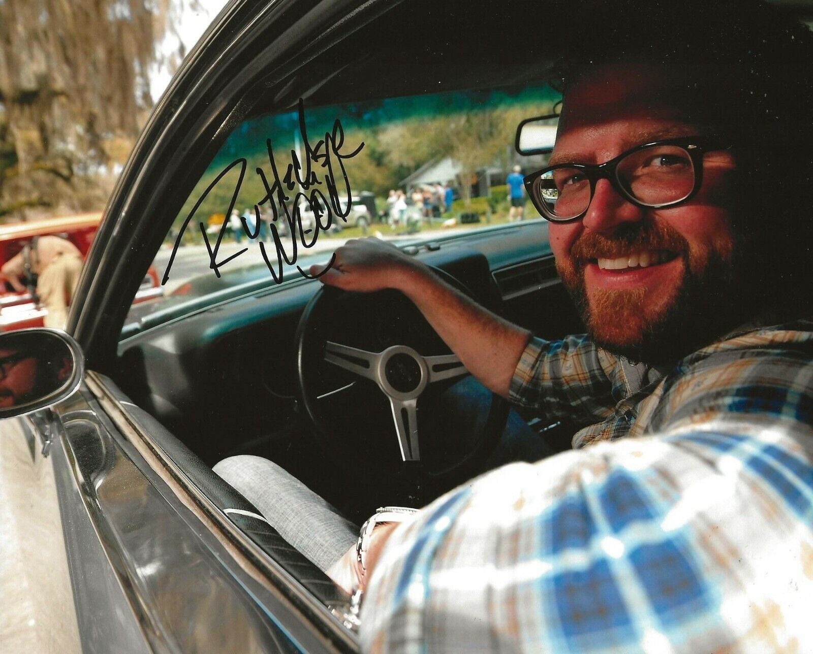 Rutledge Wood Nascar Top Gear signed 8x10 Photo Poster painting autographed 2