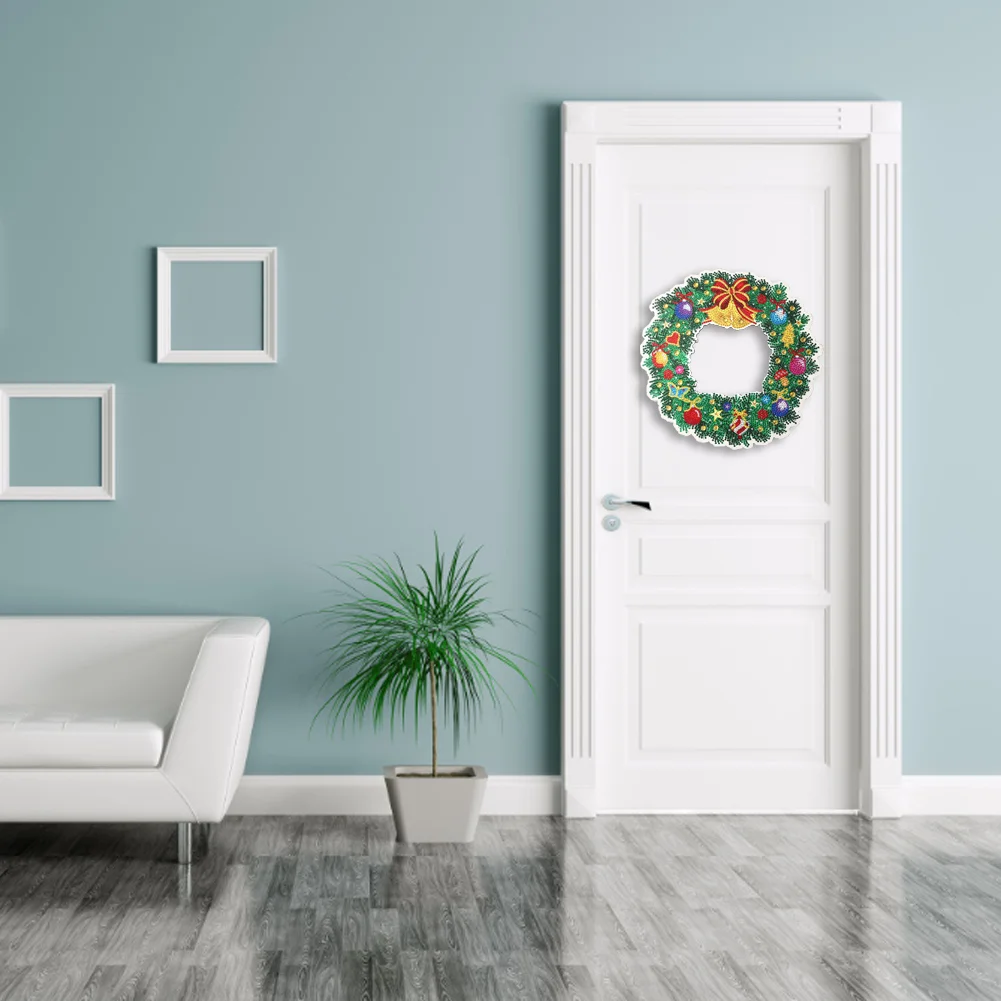 Diamond Paint Crystal Art Wreath - Christmas Bells