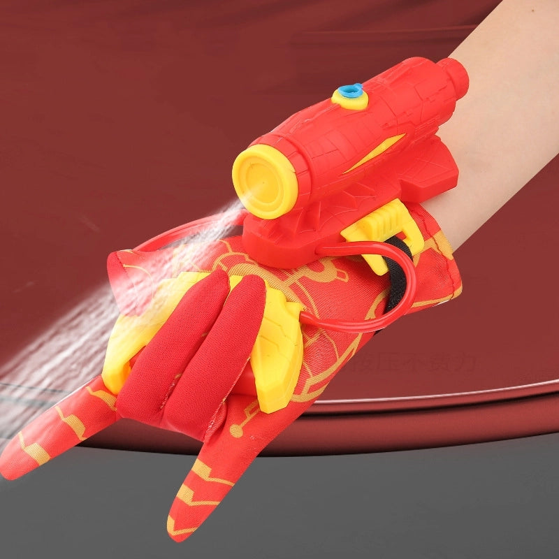 Spider Wrist Launcher Children’s Wearable Spider Gloves Water Play Toy Manual Press Water Gun
