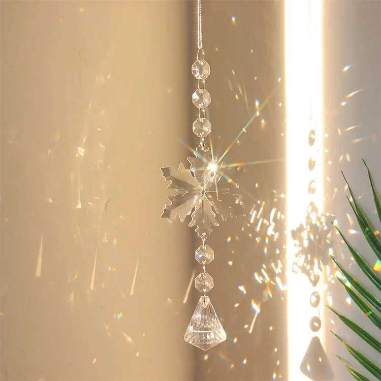  4 Pcs 5D Christmas Diamond Painting Kits DIY Point Drill  Diamond Painting Wind Crystal Wind Chimes Kit Double Sided Snowflake  Ornaments