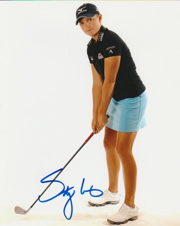 STACY LEWIS SIGNED LPGA GOLF 8x10 Photo Poster painting #2 Autograph PROOF