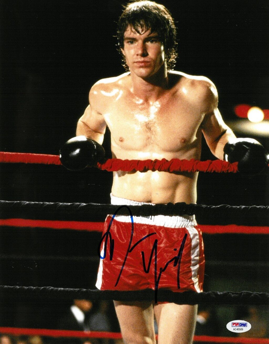 Dennis Quaid Signed Tough Enough Autographed 11x14 Photo Poster painting PSA/DNA #AC45509