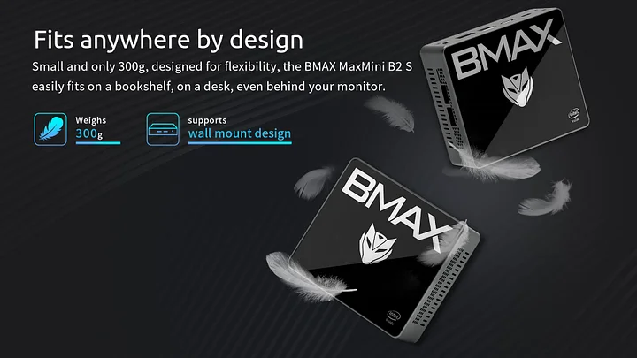 Bmax B2S Mini PC Windows 11 Pro