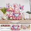 uk.everydayedeals DIY Acrylic Diamond Painting Desktop Tabletop Ornament - Mushroom Gnome