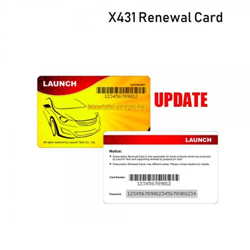 Launch X431 V / X431 V+ / PAD V / PAD VII / Pros Mini One Year Software Update Service