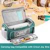 Carrying Case Waterproof Travel Bag with Multi Pockets for Cricut Joy Xtra