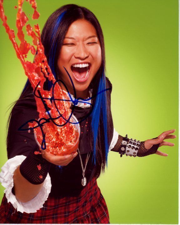 JENNA USHKOWITZ Signed Autographed GLEE TINA COHEN - CHANG Photo Poster painting