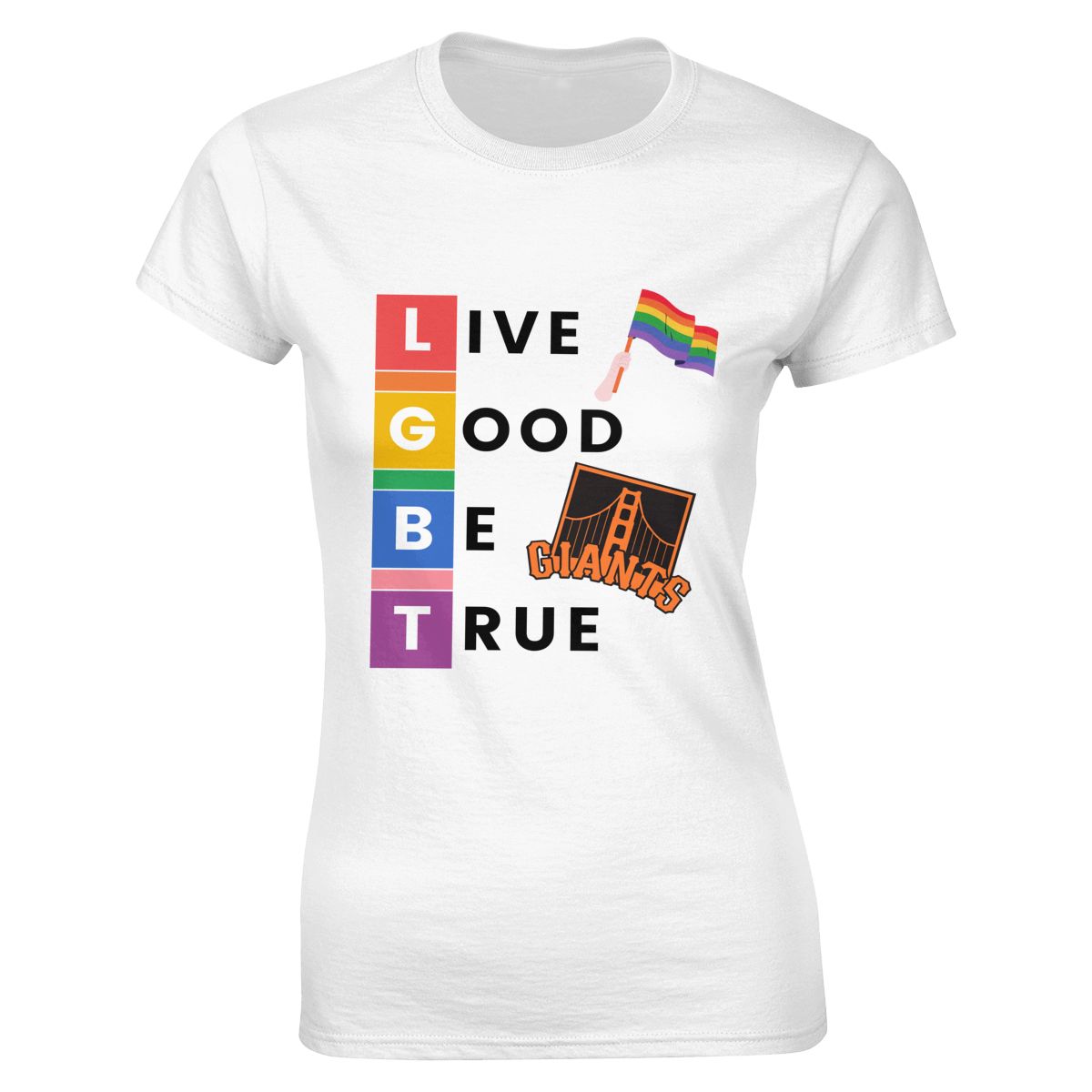San Francisco Giants LGBT Pride Women's Classic-Fit T-Shirt