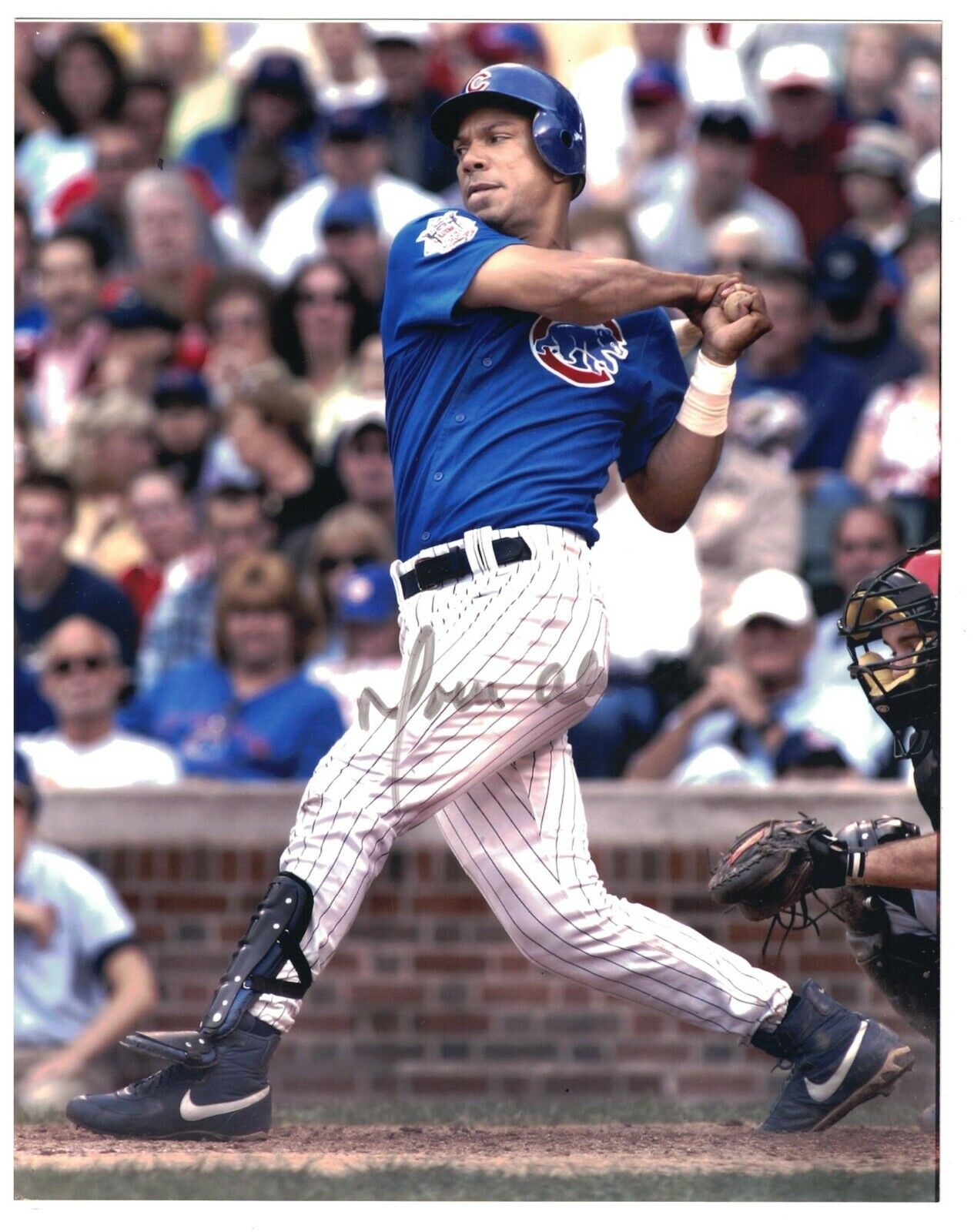 Moises Alou Signed Autographed 8x10 Photo Poster painting Chicago Cubs